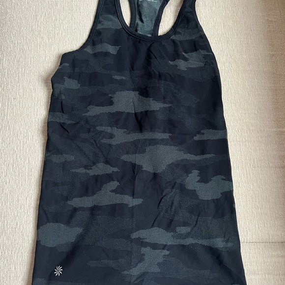 Black Camouflage Athleta Tank Top - Picture 2 of 5